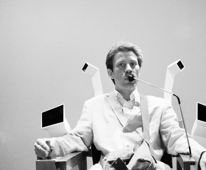 Making Fun Serious by Royal College of Art & YAMAHA, curated by Yuri Suzuki. Futuresonic 2009 Festival. Photo WeAreTAPE. Lead Image for FutureEverything Archive